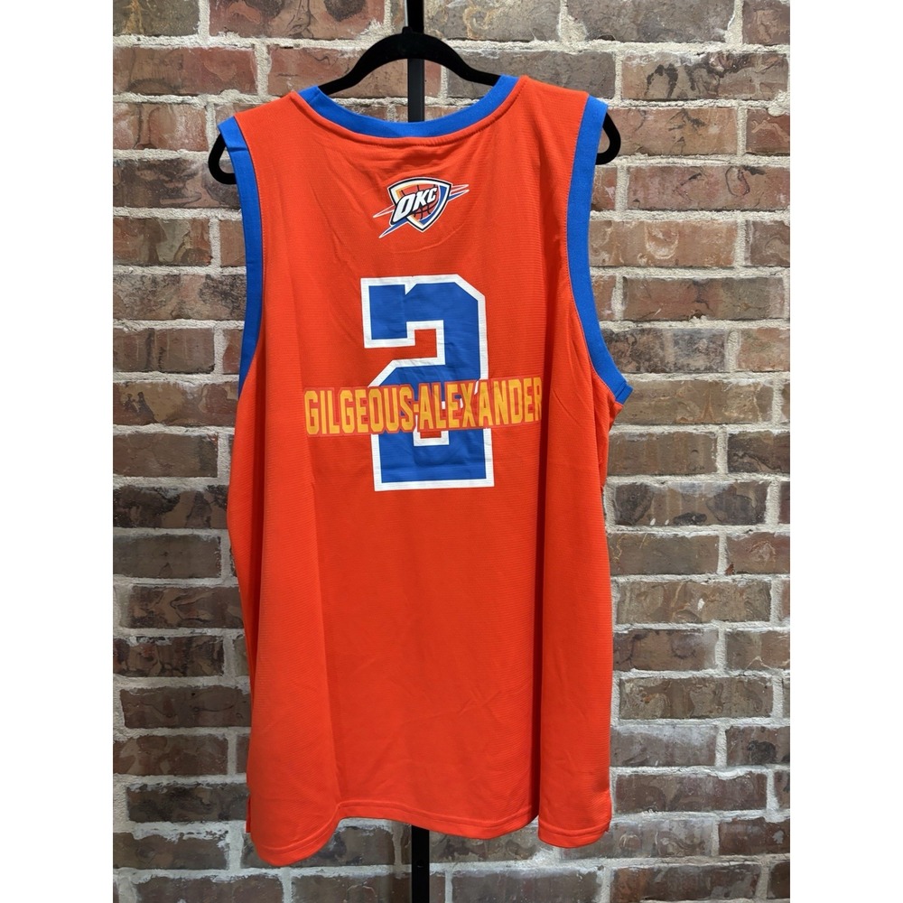 NWT OKC Thunder Orange Jersey SGA #2 Men's XXL Shai Gilgeous-Alexander Jersey